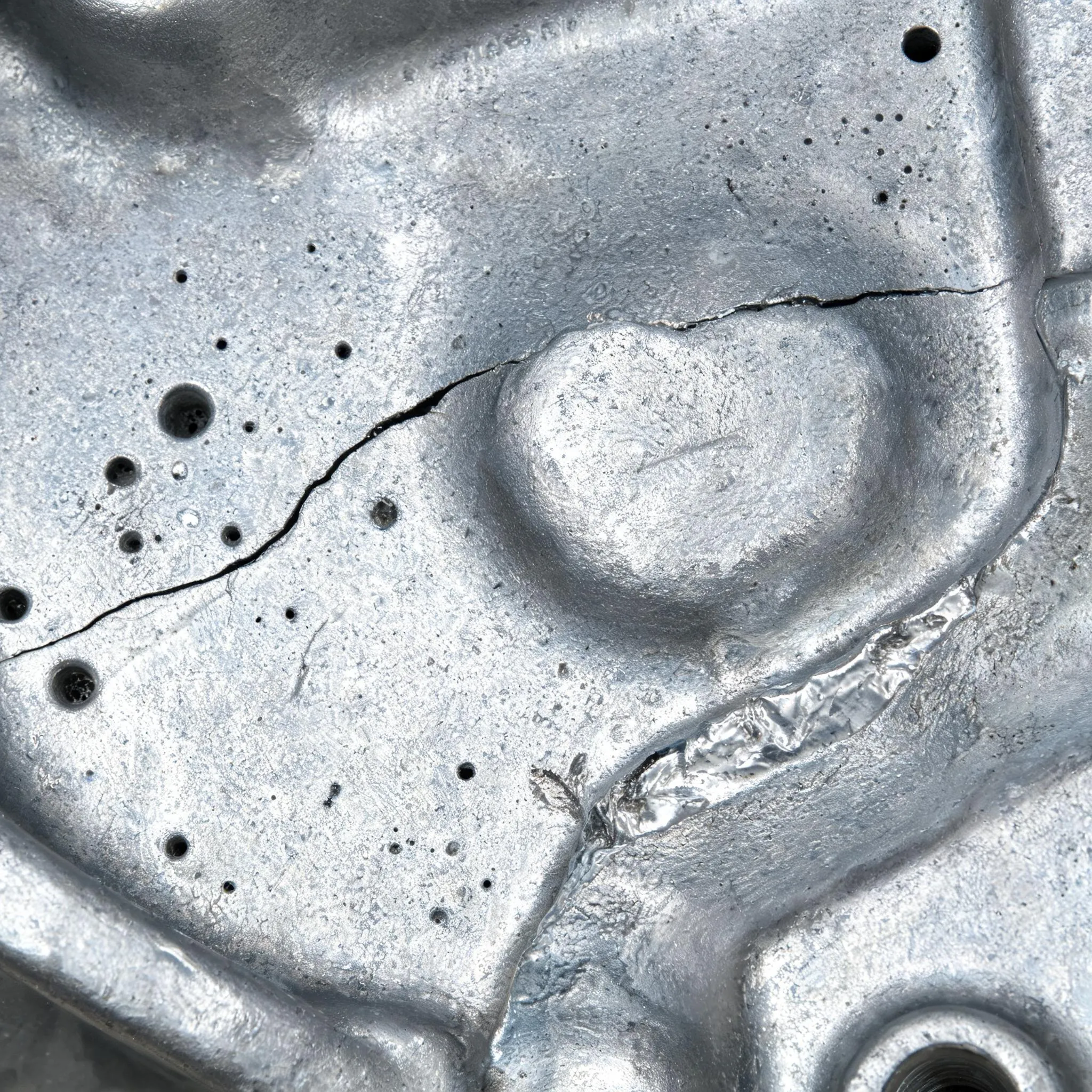 aluminum crack、porosity defects