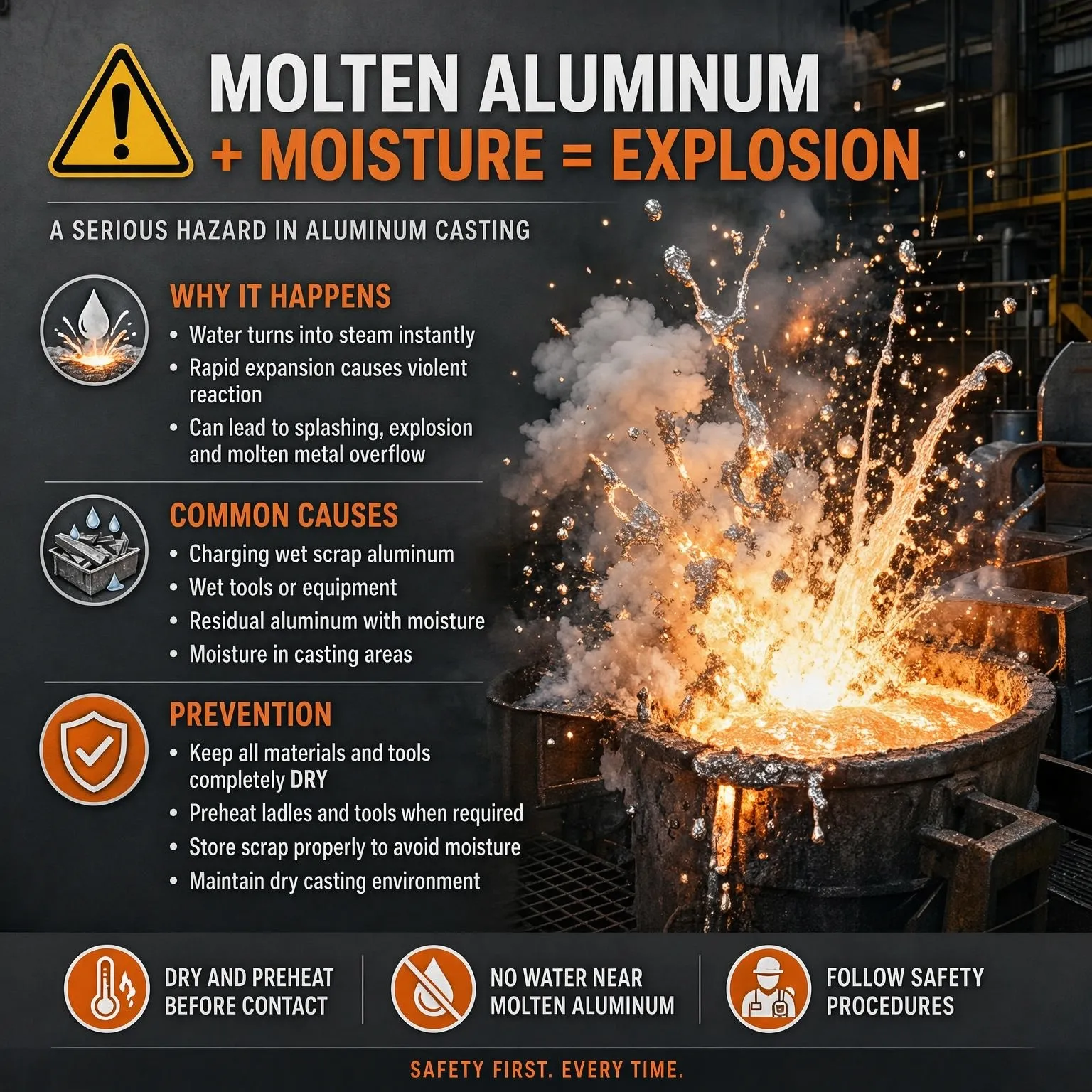 risk factors in aluminum casting