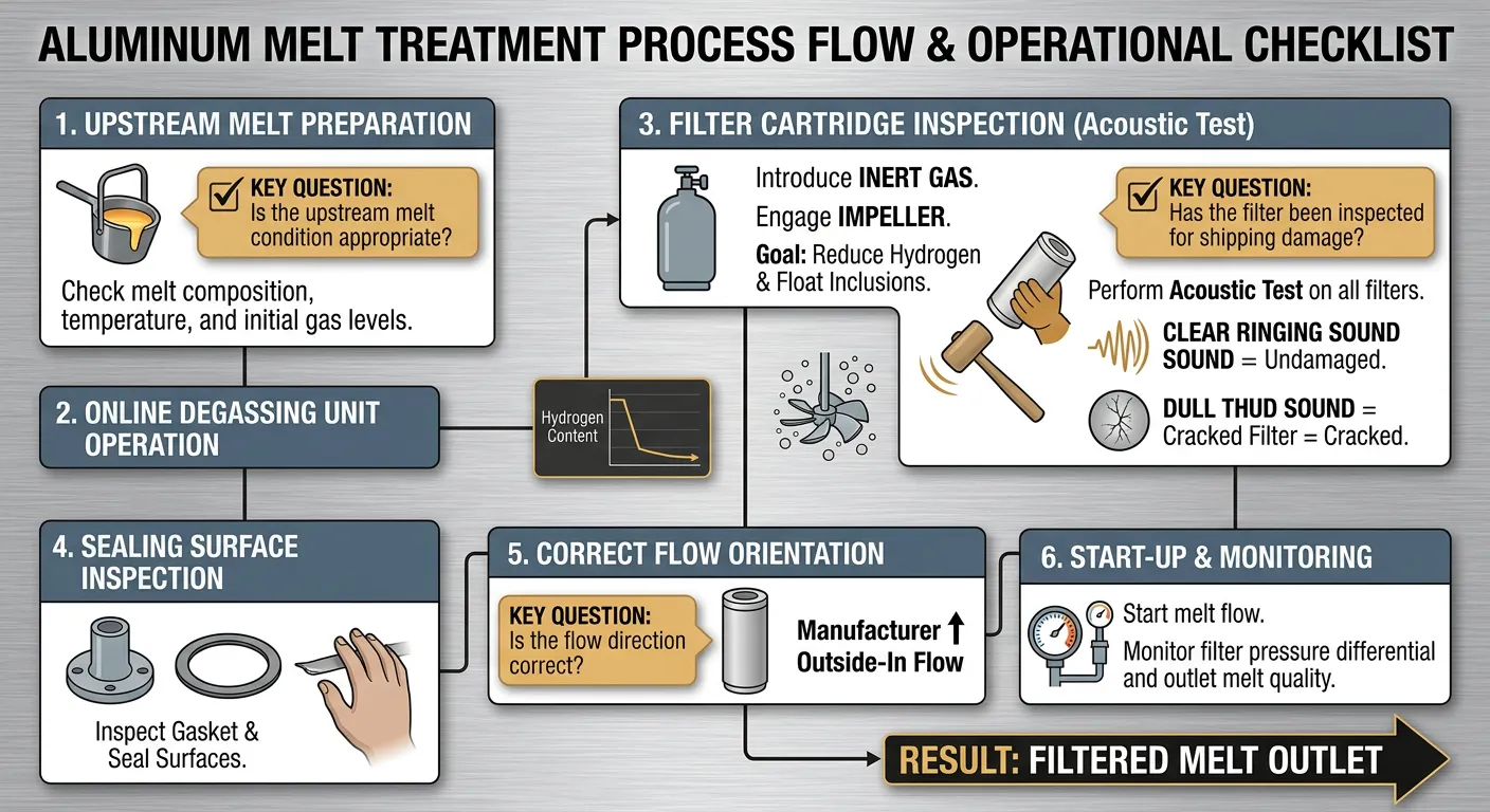 Things you should check before starting a cartridge filter system