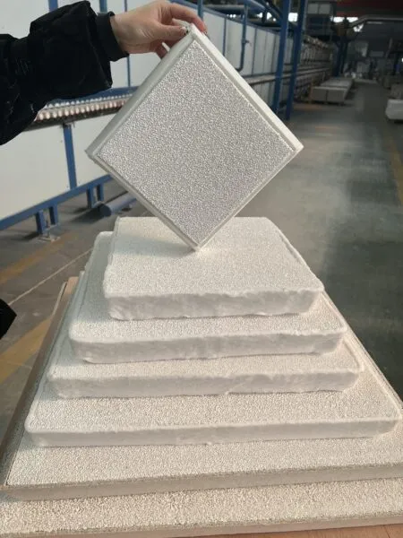 ceramic foam filter with cotton edge