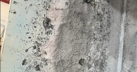 Refractory lining deterioration associated with high-magnesium aluminum alloy processing.